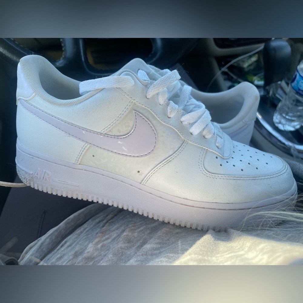Nike Air Force Ones 10.5 Barely Grape